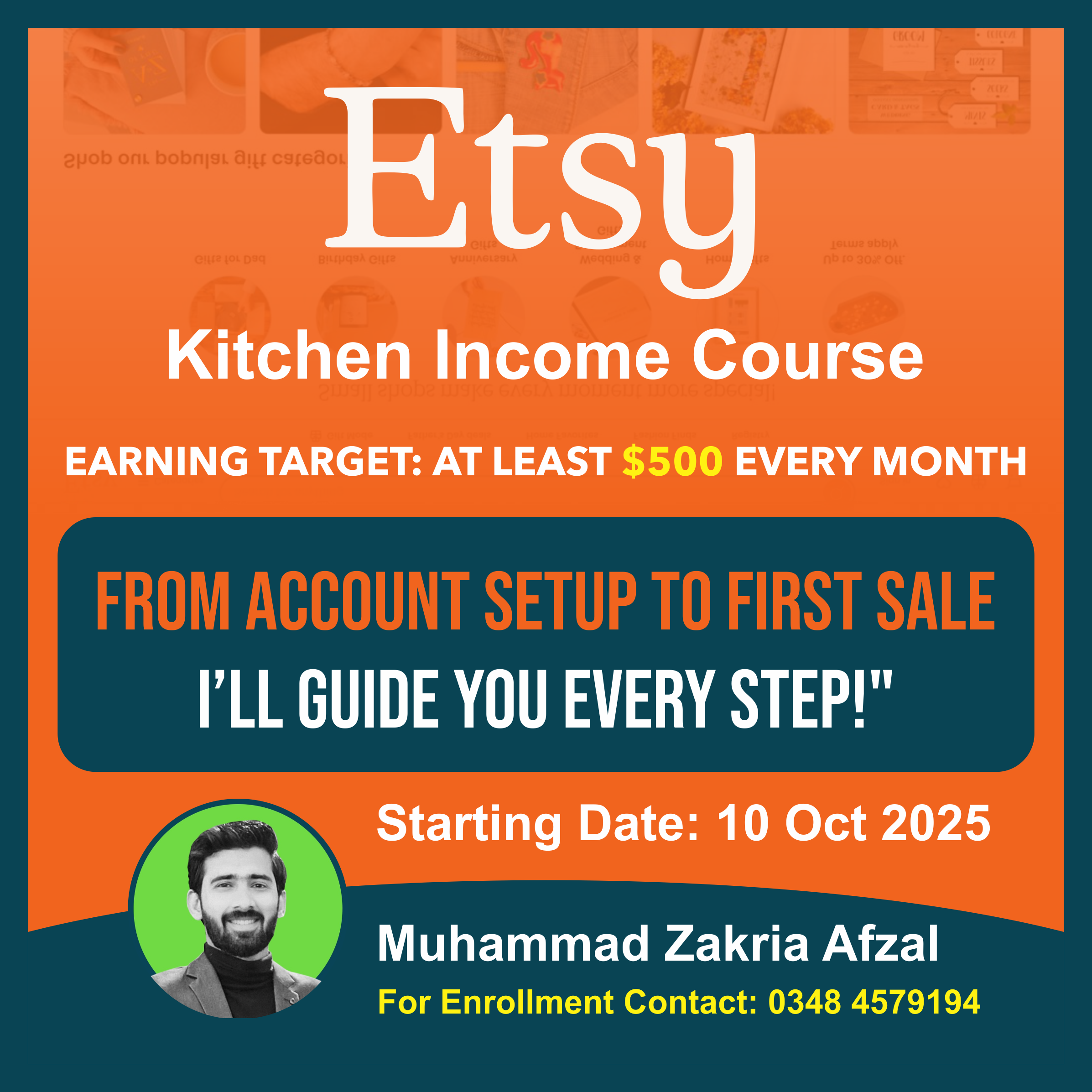 Etsy Kitchen Income Course Batch 1